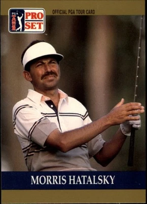 Morris Hatalsky 1990 Golf PRO SET MINT RC ROOKIE CARD #25 - Image 1 of 2