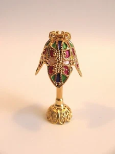 dollhouse doll house miniature ELECTRIC TIFFANY TABLE LAMP MULTI COLOR SHADE #3 - Picture 1 of 4