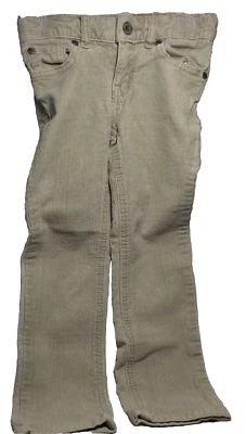 Pantalones ajustados de pana tostada Place Girls talla 6 bolsillo en la cintura ajustable Foto 1 de 4