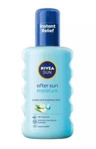 Nivea After Sun Cooling Spray 48H Moisture Soothes Skin Instant Relief Aloe Vera - Picture 1 of 4