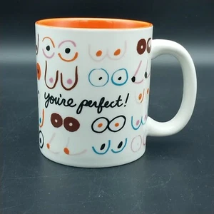 Du bist perfekt! Boobs Tasse ~ The Found ~ Body Positivity Neuheit Humor Unterstützung - Bild 1 von 7