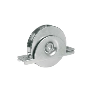 Pair Gate Wheel IBFM with Internal Support 1 Bearing Round Groove D.20 Art.392L - Picture 1 of 1
