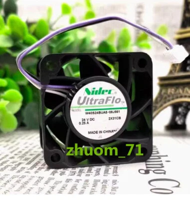 1PC Nidec W40S24BUA5-08J561 4028 24V 0.25A 4-Pin inverter cooling fan - Image 1 of 4