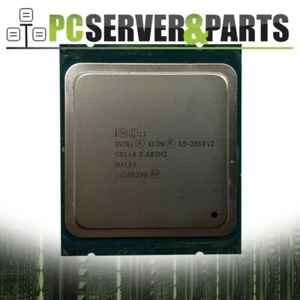 Pair of Intel Xeon E5-2650 v2 SR1A8 2.60GHz 20MB 8-Core LGA2011 CPU Processors - Picture 1 of 1