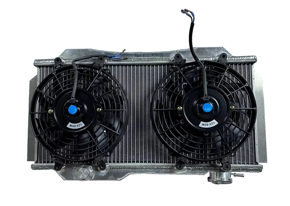 Radiador y ventilador Customs Fit Lotus Elan Coupe Serie 3 1,6 L MT 1968 aluminio completo Foto 1 de 4