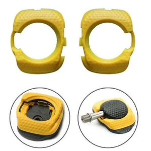 Apto para 2 pedales Speedplay Zero con tacos transitables, ¡22 g! Fundas Buddies Amarillo - Imagen 1 de 5