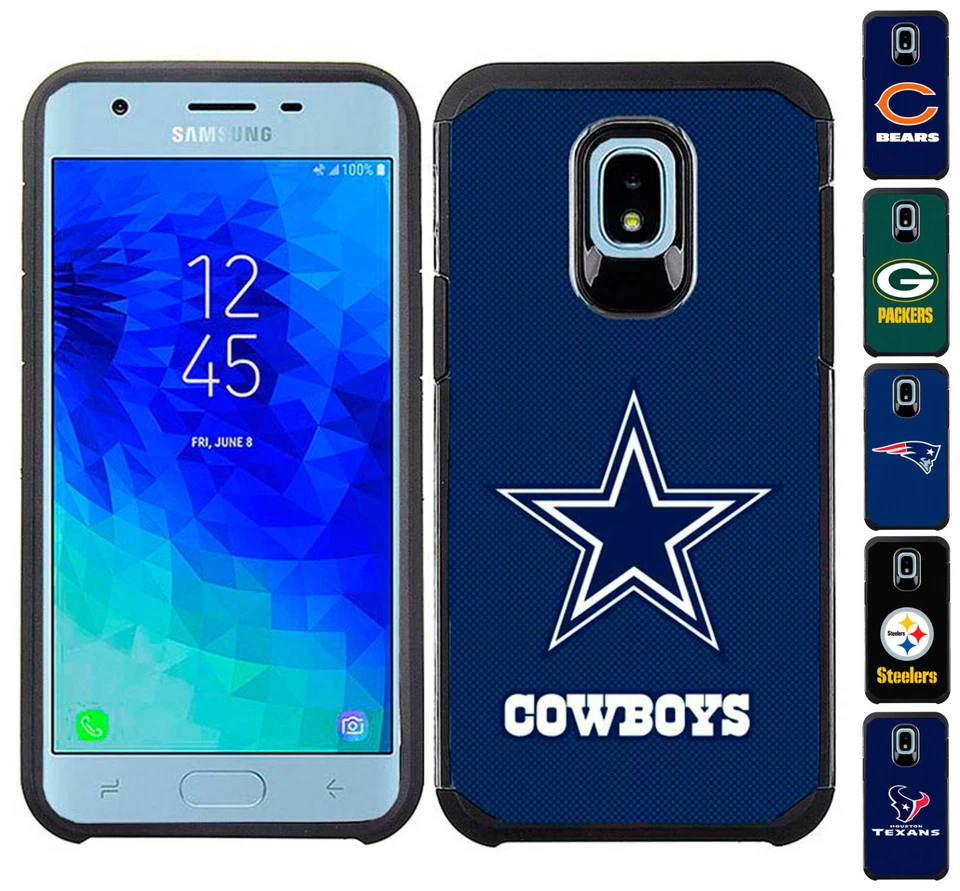 官方 NFL 防震保护套 外壳 适合三星 Galaxy J3 (2018)/Express Prime 3  — 第 1/1 张图片
