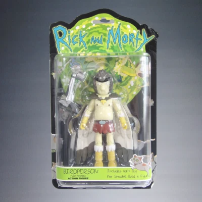 2017 FUNKO RICK AND MORTY BIRDPERSON POSEABLE FIGURE + LEFT LEG FOR SNOWBALL - Image 1 of 2