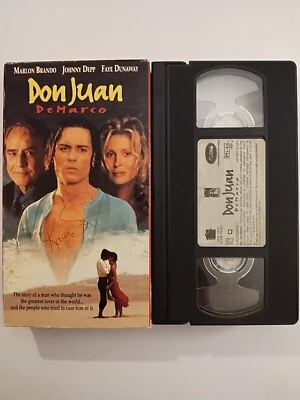 Don Juan de Marco - Johnny Depp, Marlon Brando (VHS, 1995) **Buy 2 Get 1 Free** - Image 1 of 2