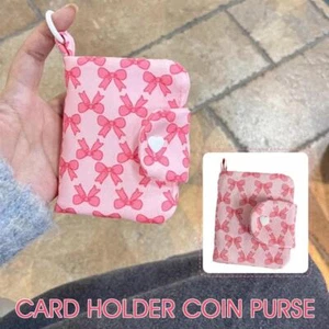 New Style Bow Wallet Card Storage Bag Large Capacity Portable Bag' C1B6 - Picture 1 of 16