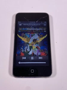 Apple iPod Touch 2nd Generation 8GB Black A1288 - Tested & Working Screen Crackd - Picture 1 of 8