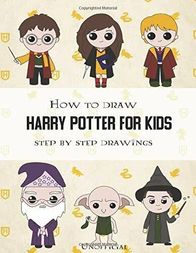 How To Draw Harry Potter For Kids - Step By Step Drawings: Harry Potter Drawing - Image 1 of 1