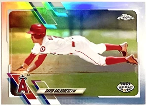 2021 TOPPS CHROME PRO DEBUT DAVID CALABRESE #/99 SILVER PRIZM ANGELS RC #PD-114 - Picture 1 of 2