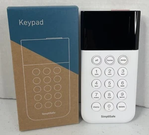 SimpliSafe Home Security System Original Wireless Keypad Remote White SSKP3 A30 - Picture 1 of 2