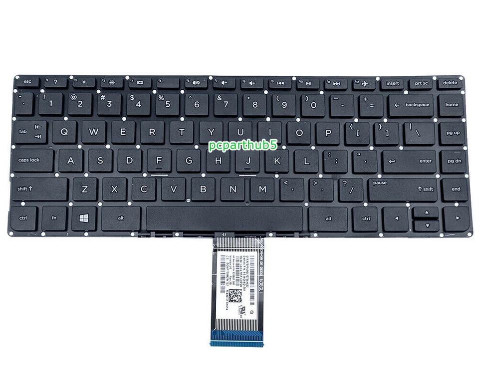 New HP Stream 14-AX100 14-AX022NR 14-AX027CL 14-AX030WM Keyboard US Black - Image 1 of 1