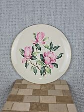 Homer Laughlin Rhythm Pink Magnolia China Vintage 1950's Plate 10"