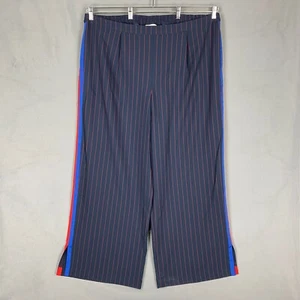 La Ligne for Target Hose Damen 2X Übergröße blau gestreift weites Bein Gummibund - Bild 1 von 12