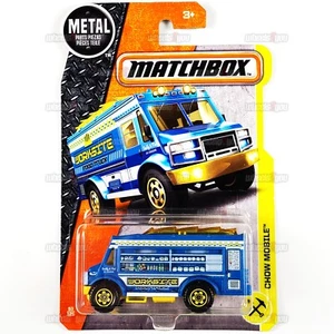2017 Matchbox - CHOW MOBILE #53 blau - MBX Construction - 1:64 Food Truck DVK70 - Bild 1 von 3