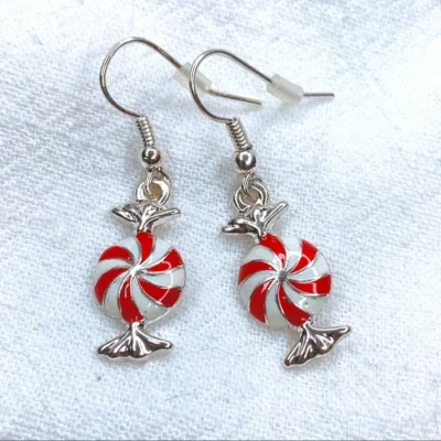 ❣️ Pendientes colgantes enchapados en astilla Love Candy Foto 1 de 4