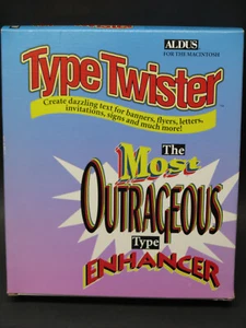 ALDUS ~ Tipo Twister ~ software de colección para disquete clásico Apple Mac - Imagen 1 de 4