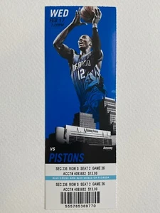 Boleto mágico 2010 Detroit Pistons at Orlando 17/02/10 - Imagen 1 de 1