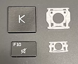 LG gram 17” | 17Z90P | BLACK SINGLE REPLACEMENT KEYBOARD KEYS KEYCAPS - Picture 1 of 5
