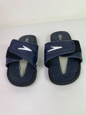 SPEEDO Vintage Mujer Equipo Masaje Azul Marino Toboganes Suelas Antideslizantes Talla 7 Foto 1 de 4