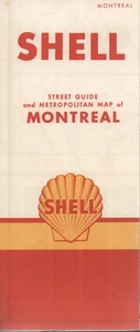 1960 Shell Road Map: Montreal NOS - Picture 1 of 1