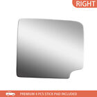 Upper Mirror Glass For 99-16 Chevy Silverado Sierra Passenger Right Side Rh Flat