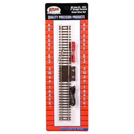 Atlas 554 escala HO código 83 pista terminal con alambre níquel plata y lazos marrones Foto 1 de 1