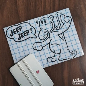 Popeye Eugene Jeep Decal For Car Bumper Sticker Waterproof Cartoon Vinyl Decal - Picture 1 of 4