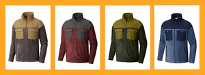 Columbia ~ Steens Mountain Omni-Shield Novelty Fleece Jacket Men's Small $90 NWT - Picture 1 of 6