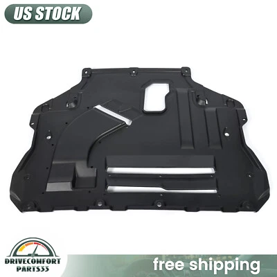 For Ford Escape 2013-2019 Engine Splash Shield Auto Under Guards Mudguards Black - Image 1 of 4