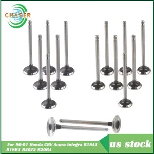 For 90-01 Honda CRV Acura Integra B18A1 B18B1 B20Z2 B20B4 Intake Exhaust Valves - Bild 1 von 8