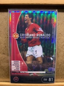 2019 Panini Footista 04-05 WCCF WSA CRISTIANO RONALDO Manchester Refraktorkarte - Bild 1 von 10