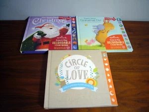 3 Hallmark Press Play Recordable Storybook Circle of Love Christmas Grandma's do - Picture 1 of 6