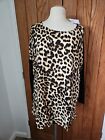 Size 20 BNWT Leopard Print And Black Back Contrast Long Sleeve Top From Evans