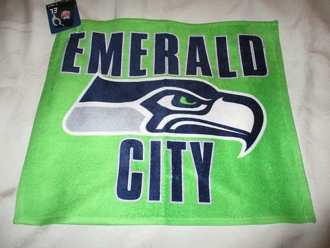 SEATTLE SEAHAWKS RALLY TOWEL #1 - NEW Cover
