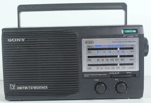 Sony ICF-34 AM/FM/TV/Weather Radio AC/DC Tested, Works Great! - Picture 1 of 11