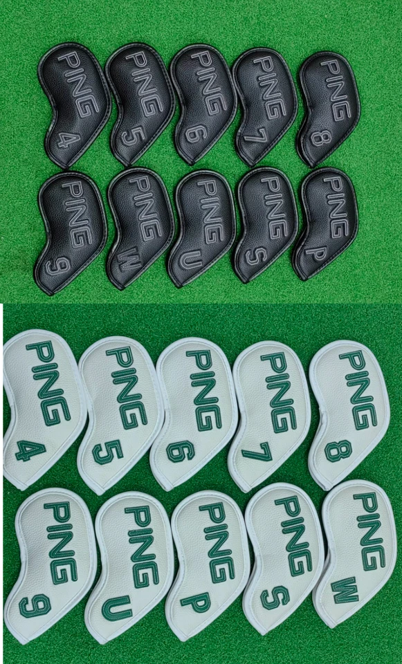 2025 PING Golf Club Classic Iron Head Covers Leather Magnetic New - Image 1 of 1