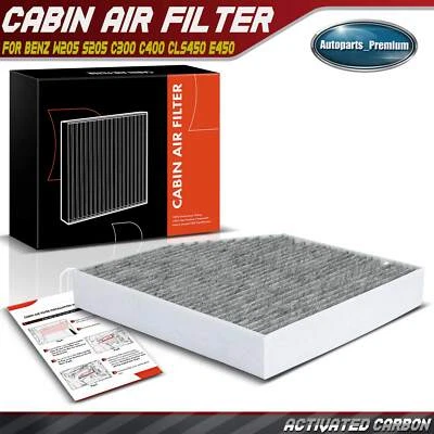 Filtro de aire de cabina de carbón activado para Mercedes-Benz W205 S205 C300 C400 G63 AMG Foto 1 de 4