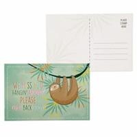 Attendance Postcard 4 x 6 In, 48 Pack We Pawsitively Miss You Postcards