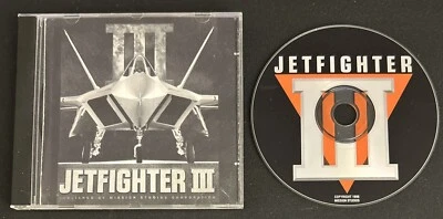 Jetfighter III Windows PC CDROM Computer Game w Manual Mission Studios 1996 Used - Image 1 of 4