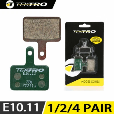 TEKTRO E10.11 Pastillas de freno MTB Montaña Carretera Bicicleta Pastillas de freno de disco para Shimano Foto 1 de 4