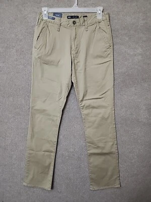 BKE Buckle Jake Straight Leg Chino Pants Mens 32x32 Khaki Brown Stretch NEW - Image 1 of 4