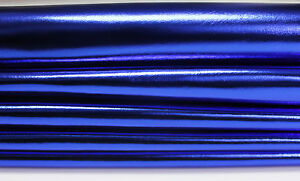 METALLIC ROYAL BLUE Italian lambskin leather skins hides skin hide 6-7sqf 0.7mm