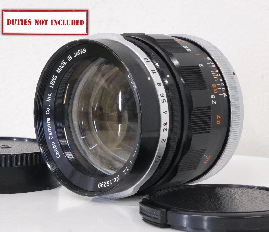 Canon FL f/1.2 58mm Focal Camera Lenses for sale | eBay