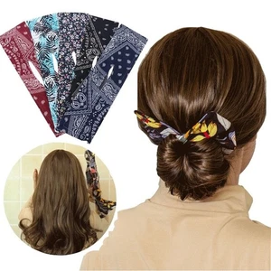 Mujeres Verano Nueva Diadema Anudada Hábil Fabricante de Moños Banda para el Cabello Estampado Anillo Rollo Mágico - Imagen 1 de 36