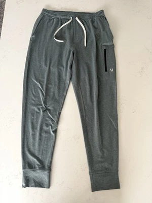 Pantalones de chándal Vuori Sunday Performance - V416 - verde jaspeado - medianos para hombre Foto 1 de 4