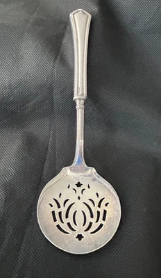 Vintage American Silver Co Tomato Server Sterling Weighted Handle "M" monogram - Image 1 of 4